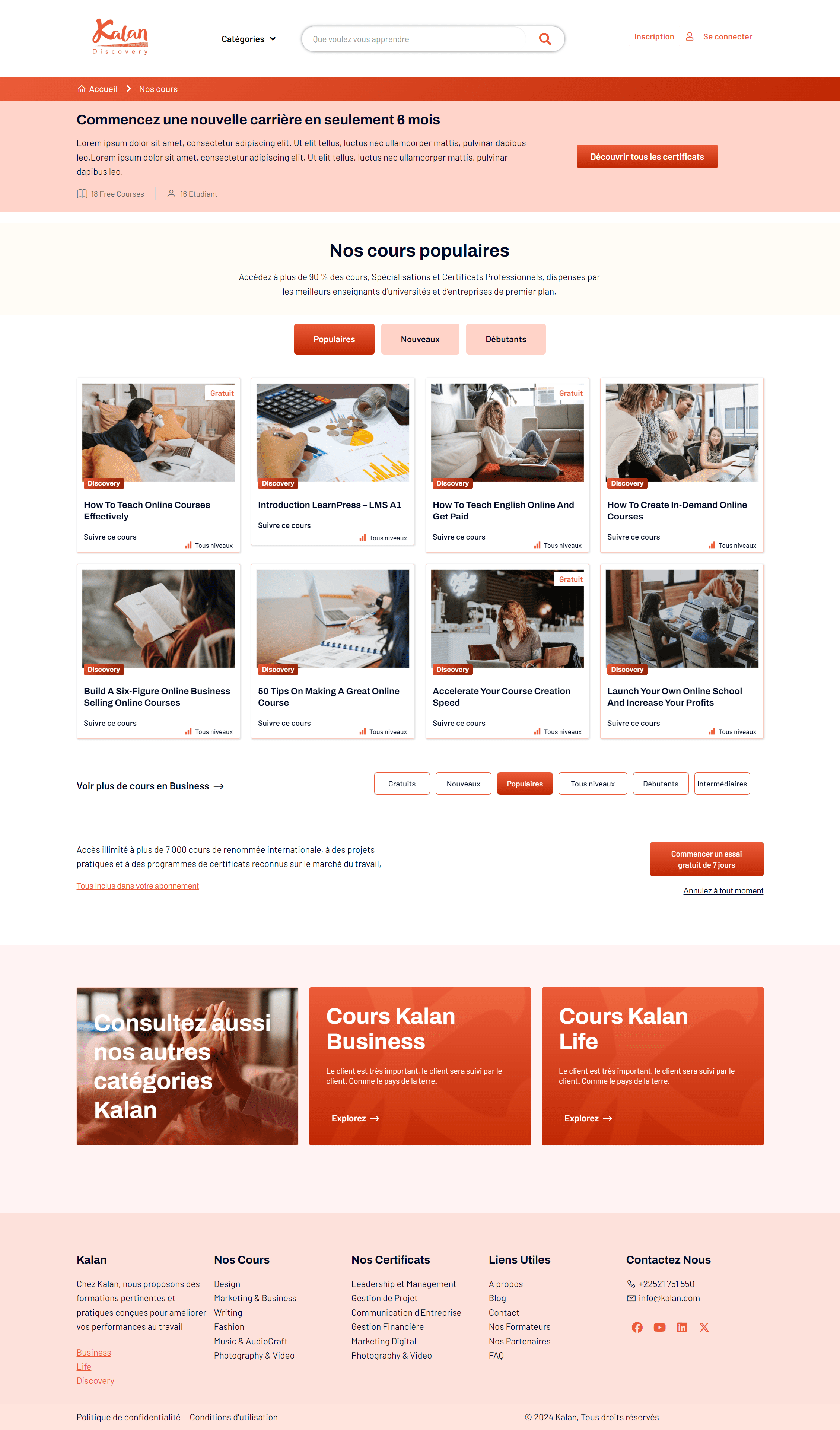 Site Kalan conçu par Anne Flore 11