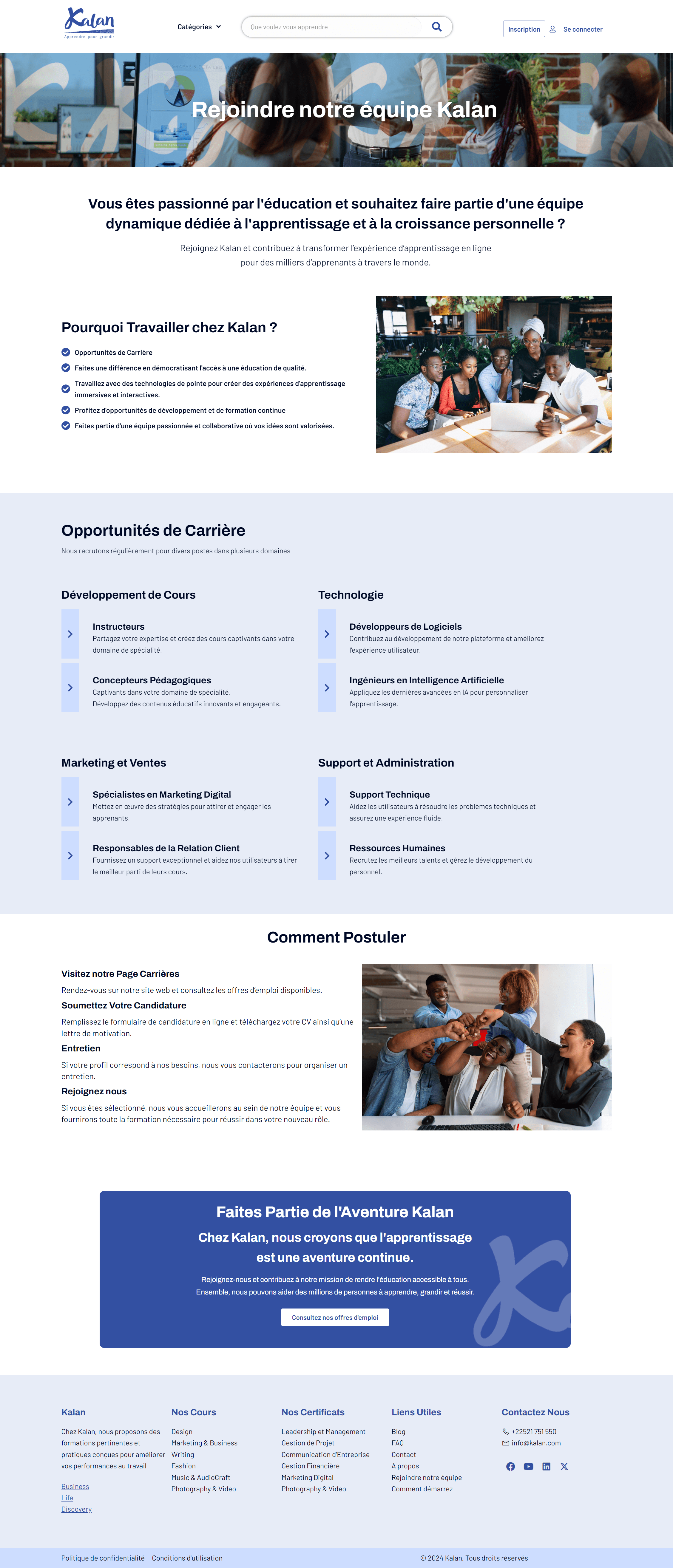 Site Kalan conçu par Anne Flore 13